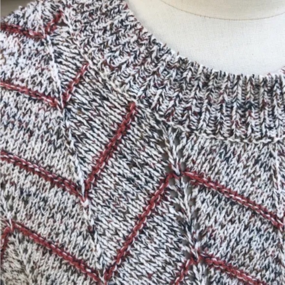 Free People womens zig zag chevron sweater xs/s gray. - Picture 4 of 4